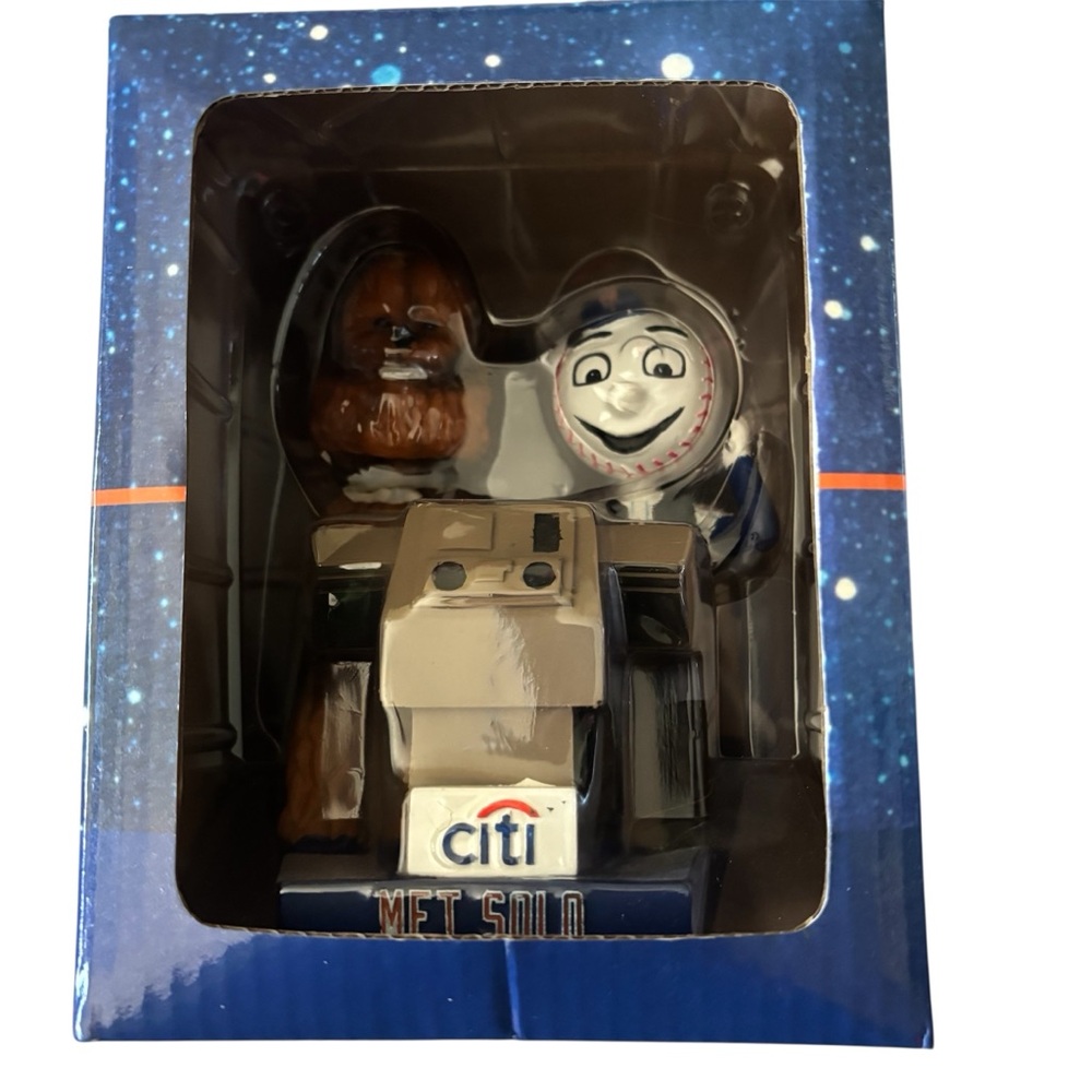 Star Wars Mr Met As Chewbacca Citi Field Mascot Bobblehead